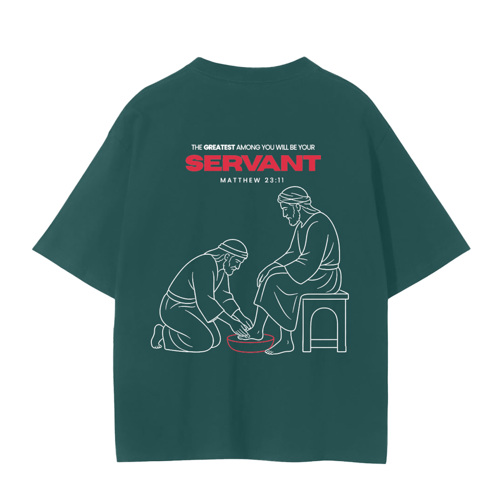 'serve' shirt