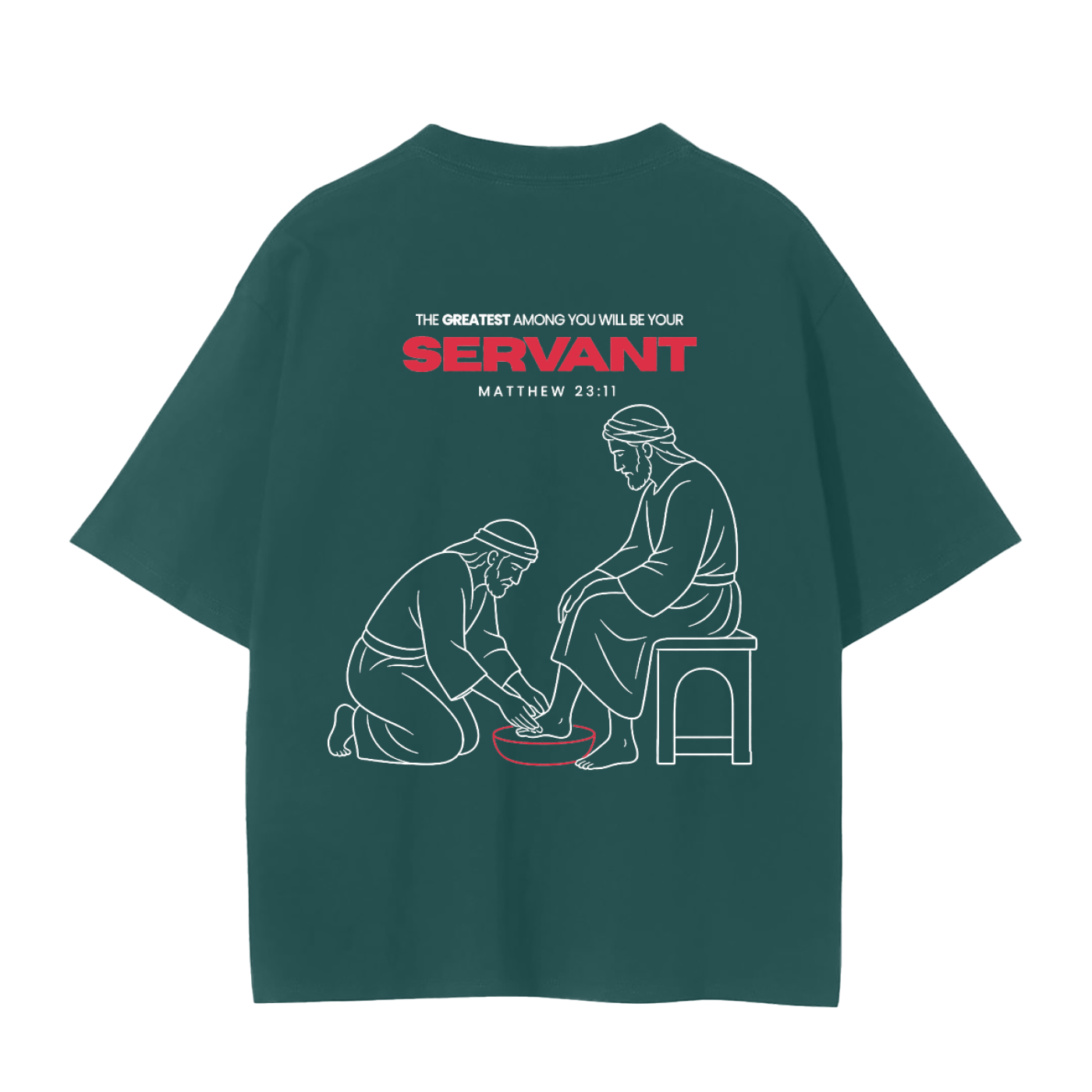 'serve' shirt