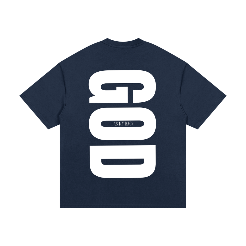 'God has my back' shirt