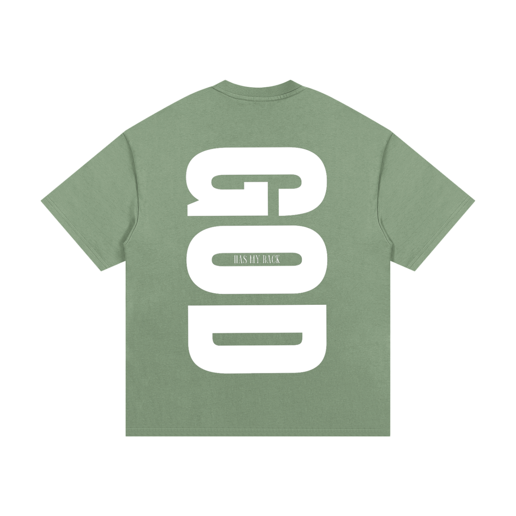 'God has my back' shirt
