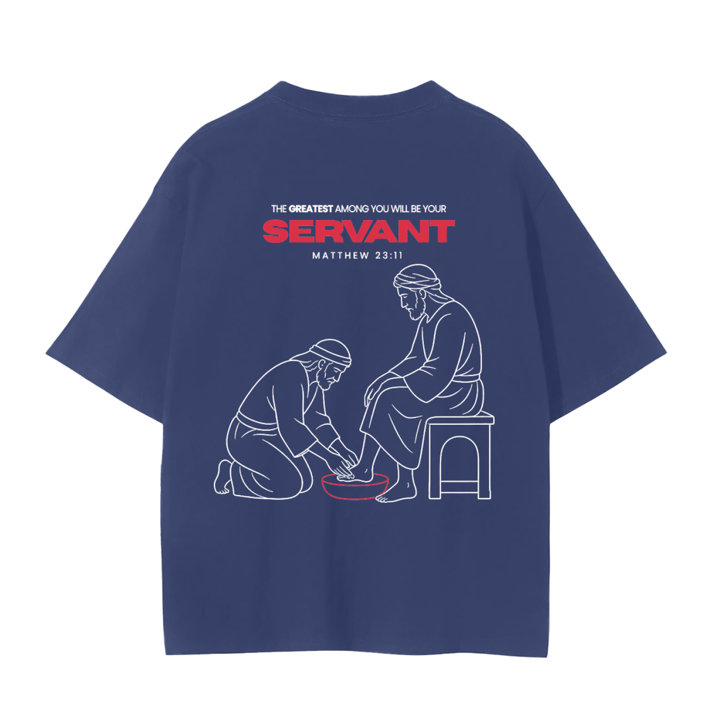 'serve' shirt