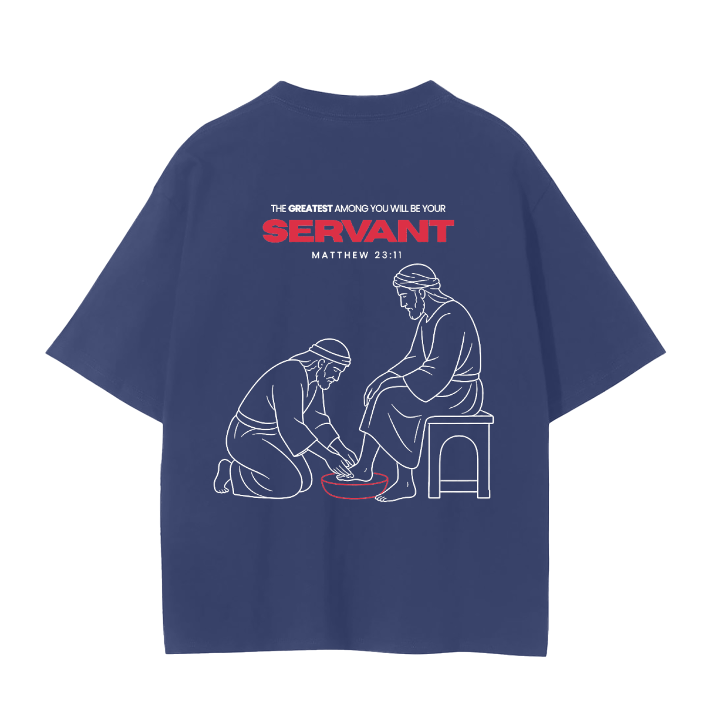 'serve' shirt