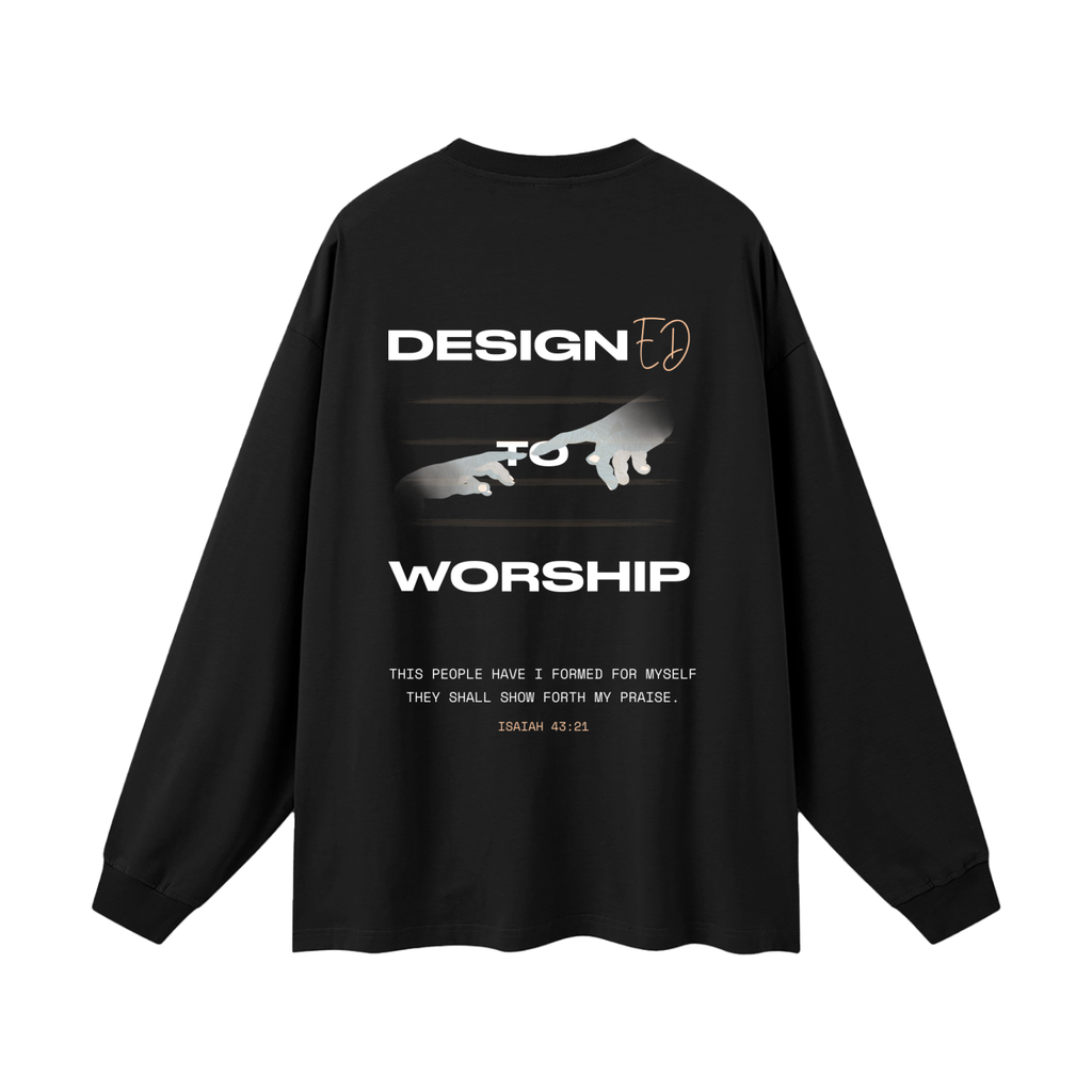 'design(ed)' long sleeve shirt