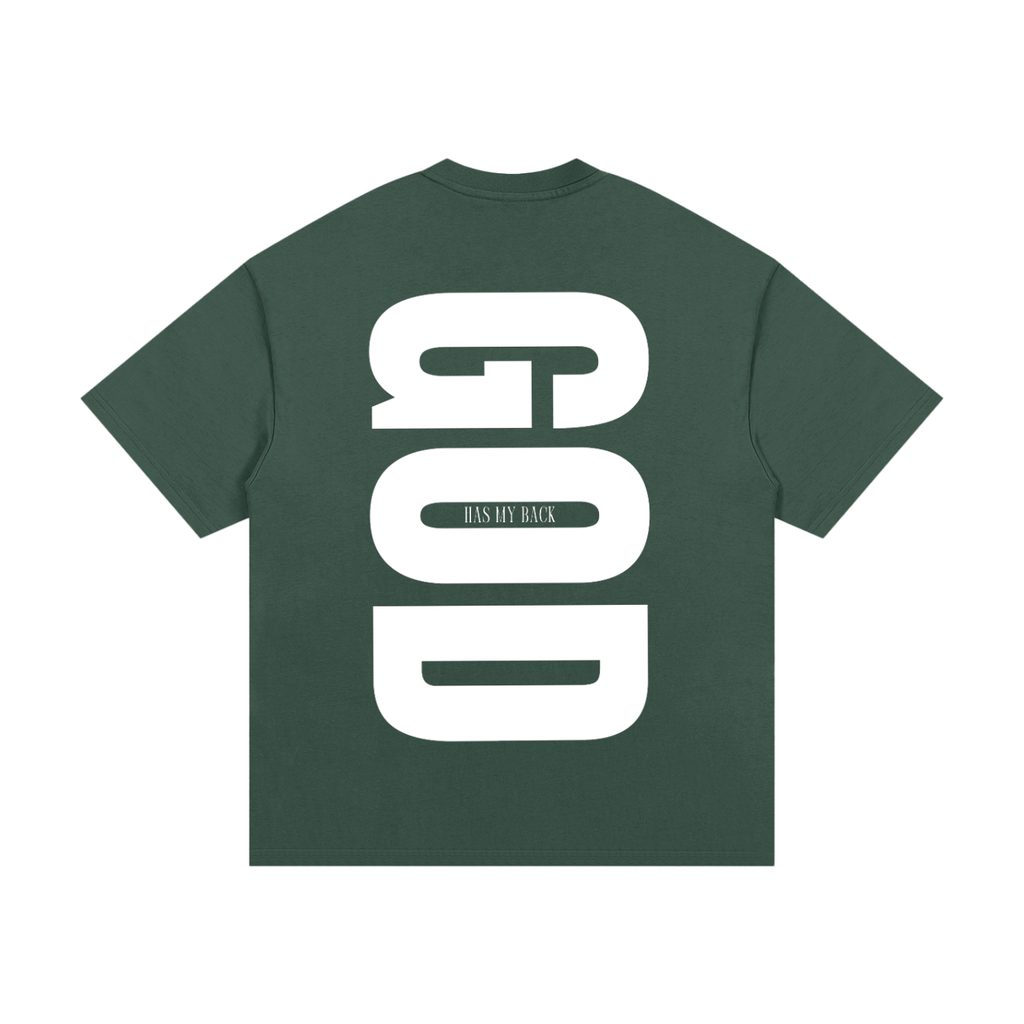 'God has my back' shirt
