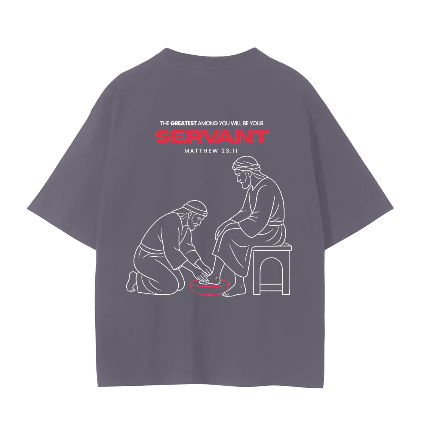 'serve' shirt