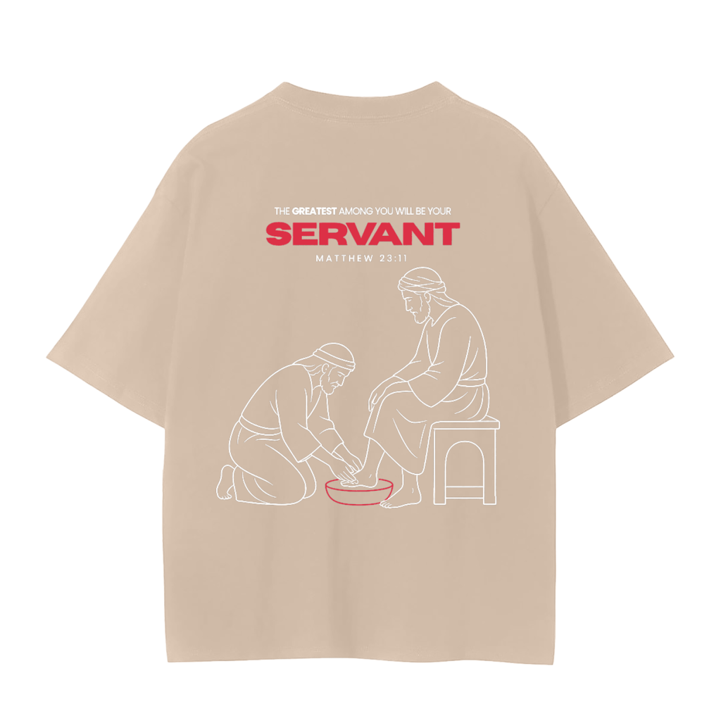 'serve' shirt