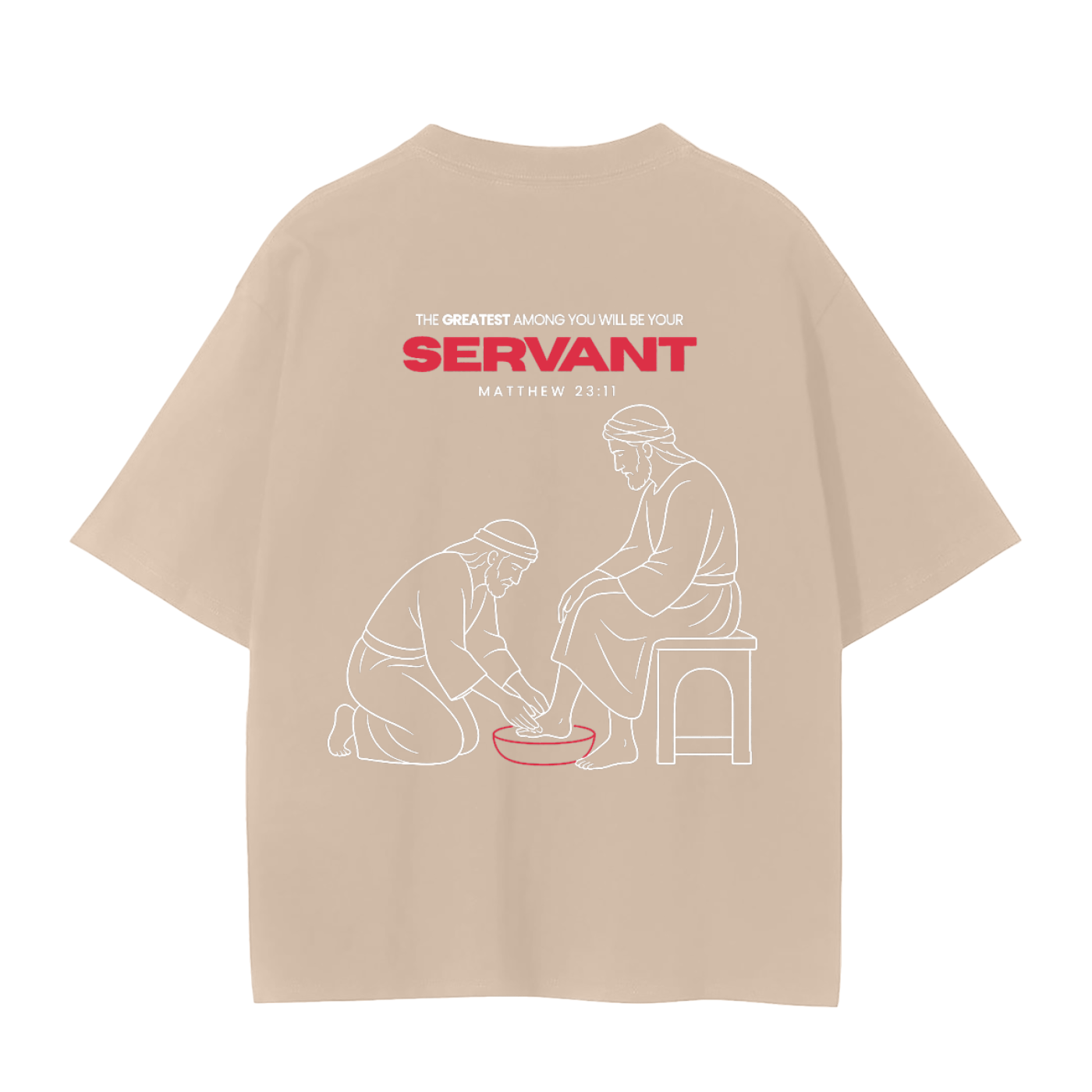 'serve' shirt