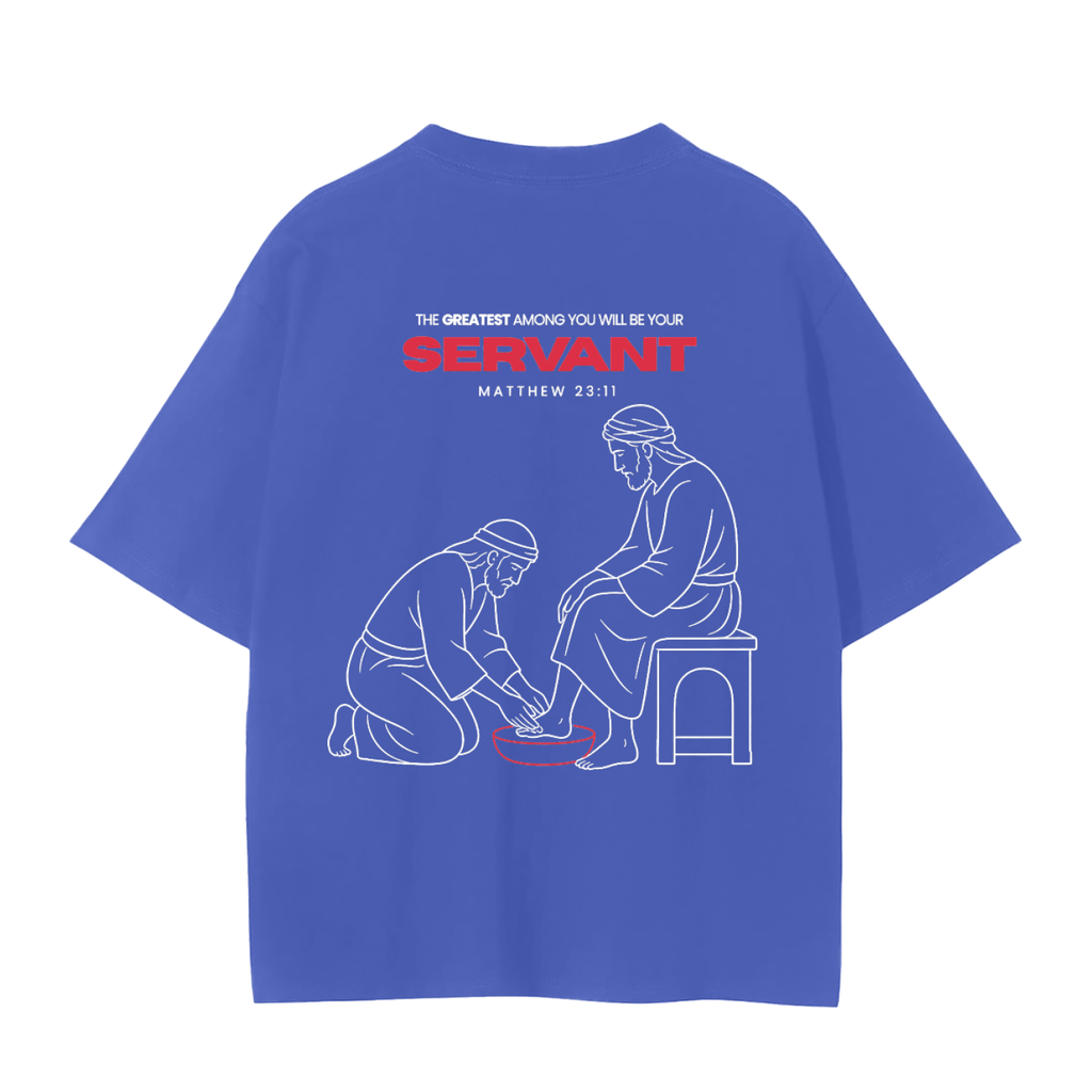 'serve' shirt