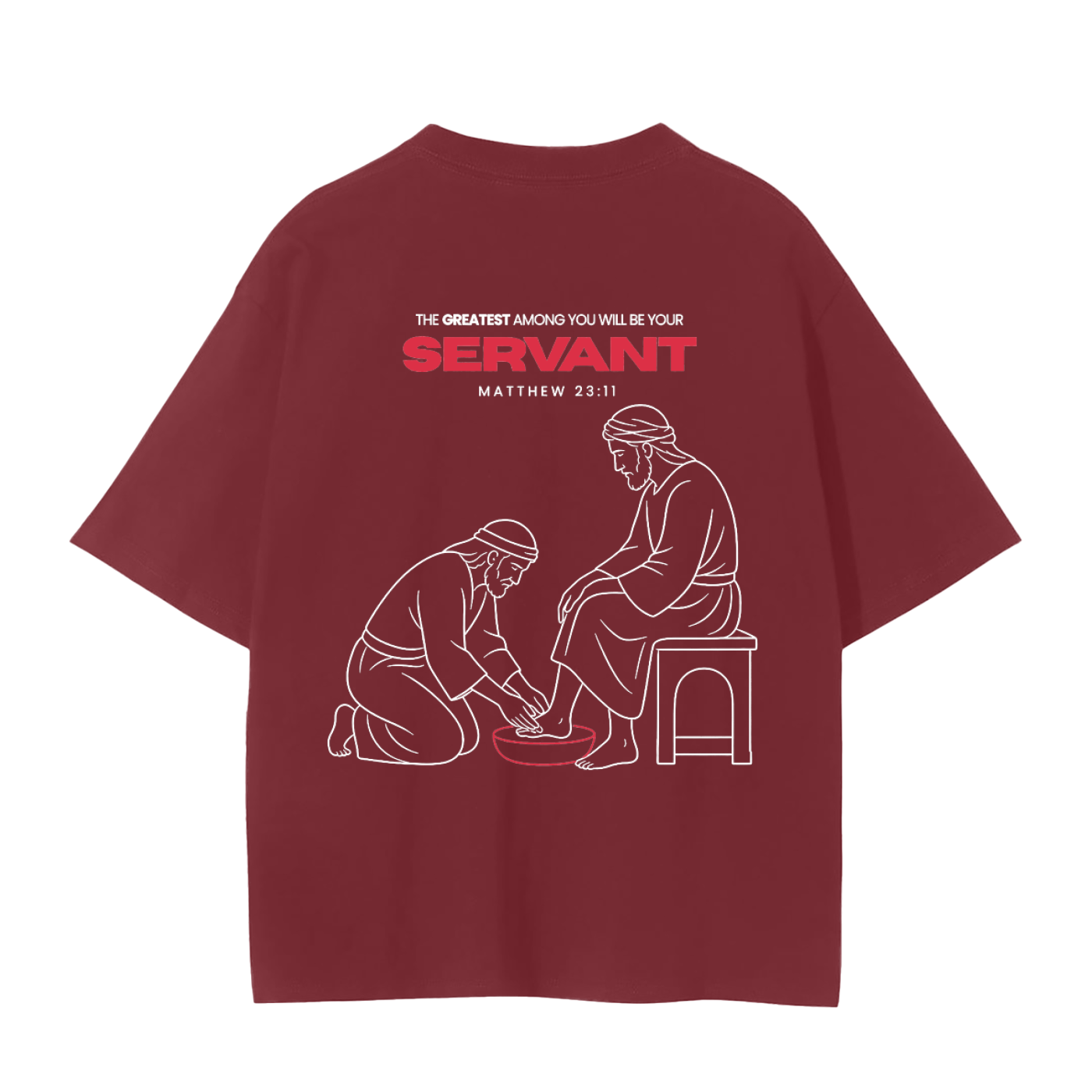 'serve' shirt