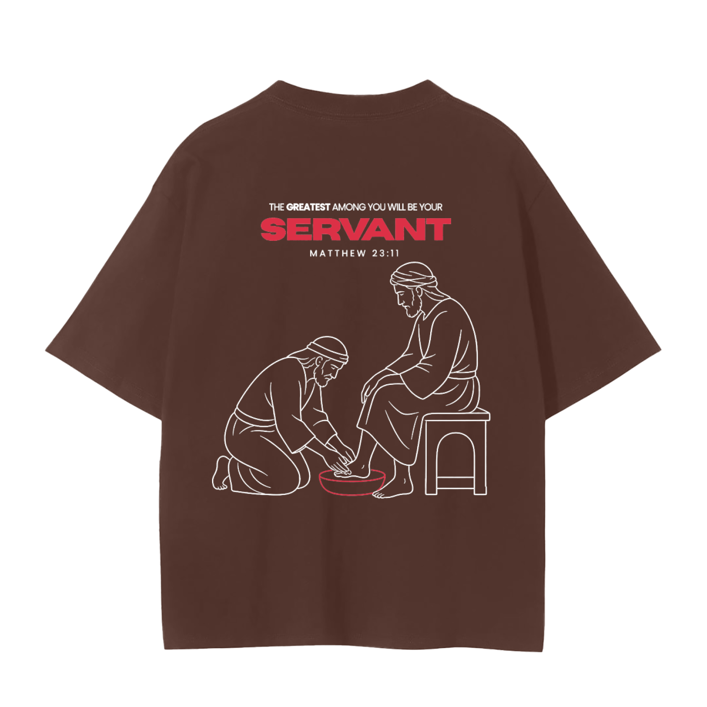 'serve' shirt